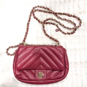 BP Red quilted crossbody bag
